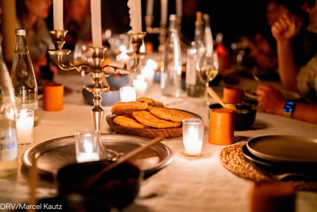 Abendessen unter den Sternen