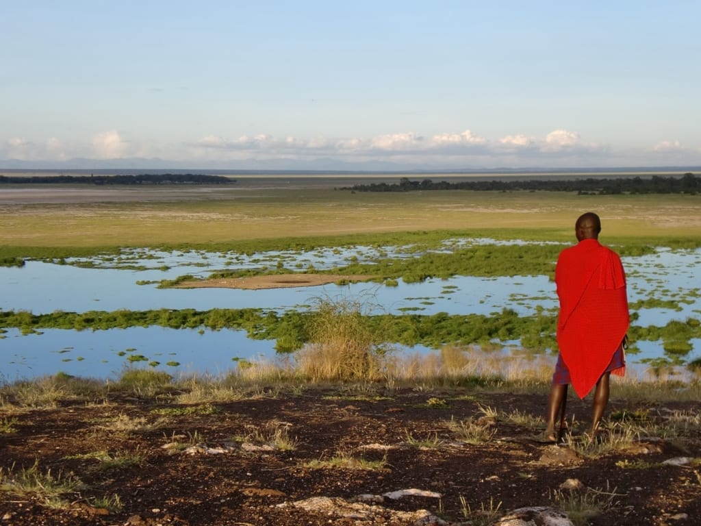 Der Hill Amboseli im kenianischen Nationalpark