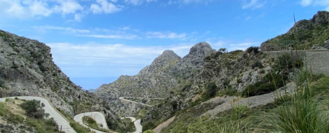 Strasse nach Sa Calobra Mallorca